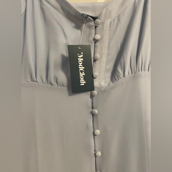 Light Blue Modcloth Maxidress - Picture 2 of 2